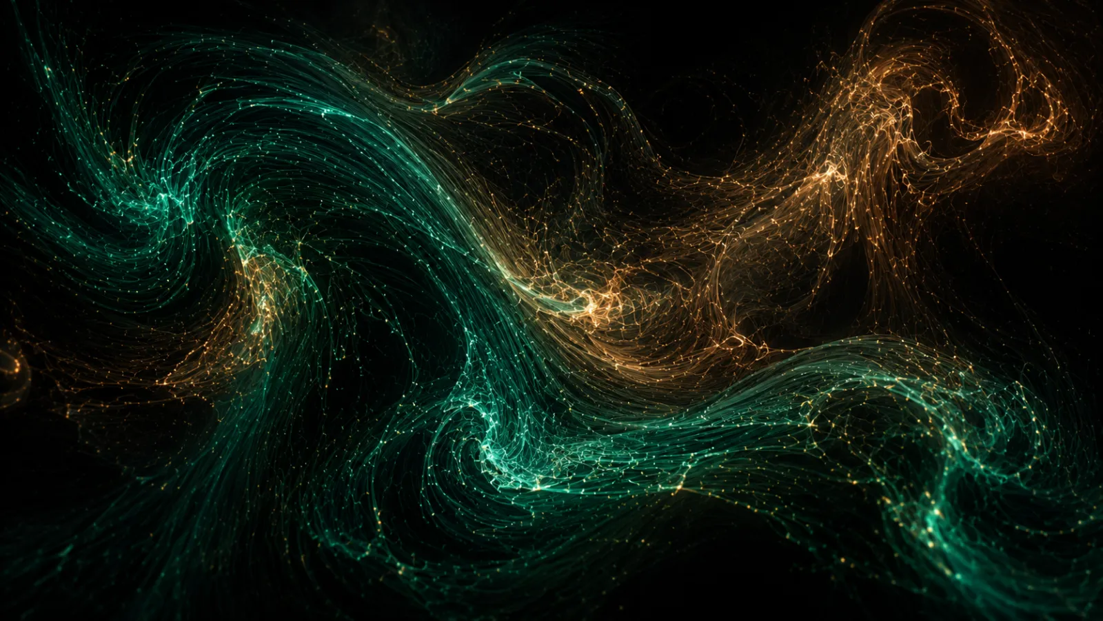Curl-flow filaments drifting over the void.