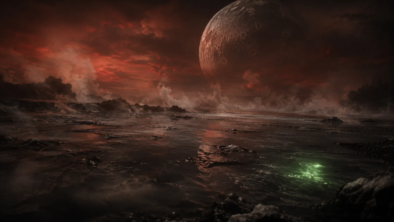 The first oceans